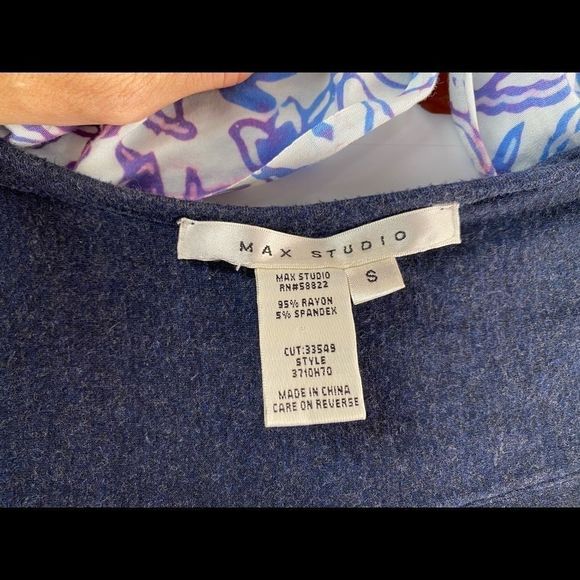 🤙🏼Max Studio Blue Cardigan - Picture 2 of 2